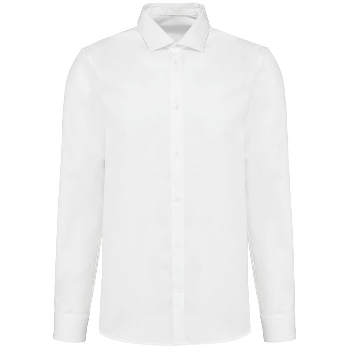  Chemise popeline manches longues homme