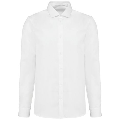  Chemise popeline manches longues homme