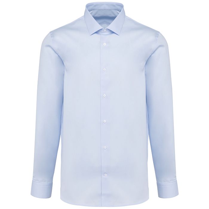  Chemise popeline manches longues homme