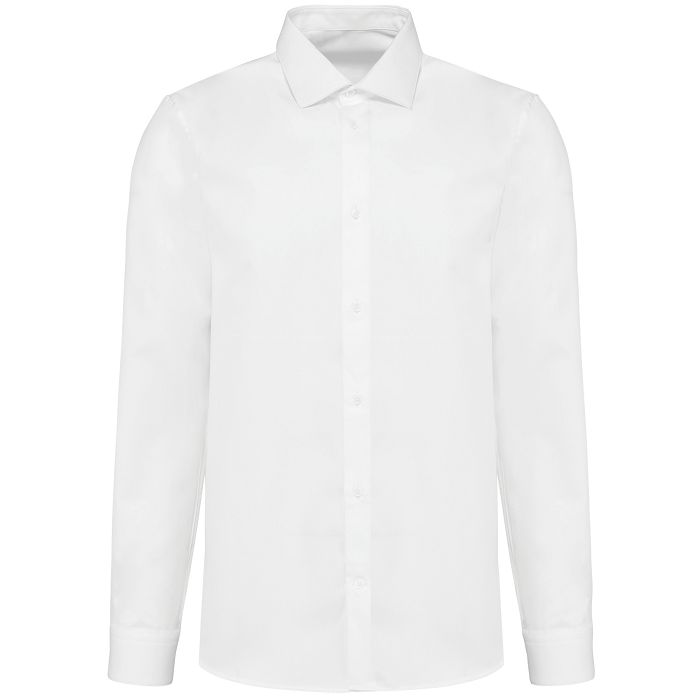  Chemise popeline manches longues homme