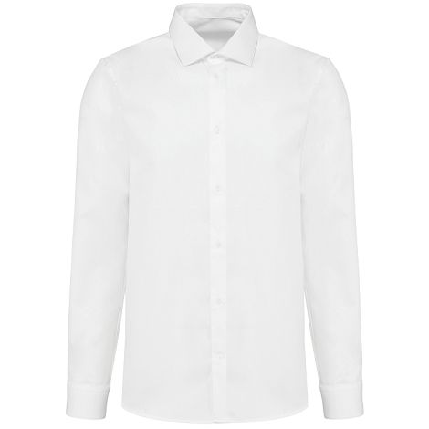  Chemise popeline manches longues homme