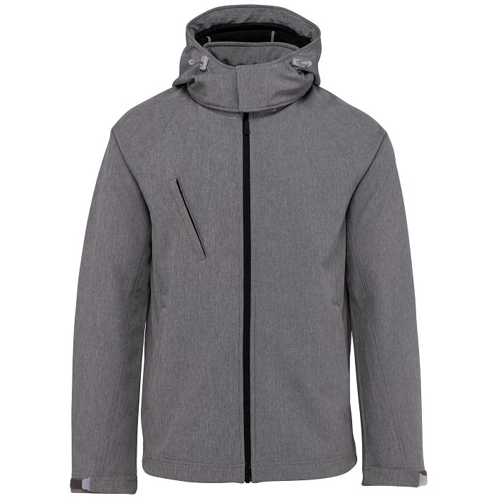  Veste softshell à capuche amovible homme