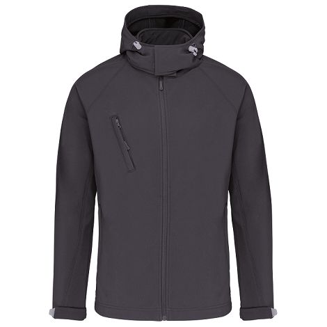  Veste softshell à capuche amovible homme