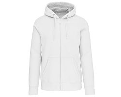 Sweat-shirt zippé capuche unisexe