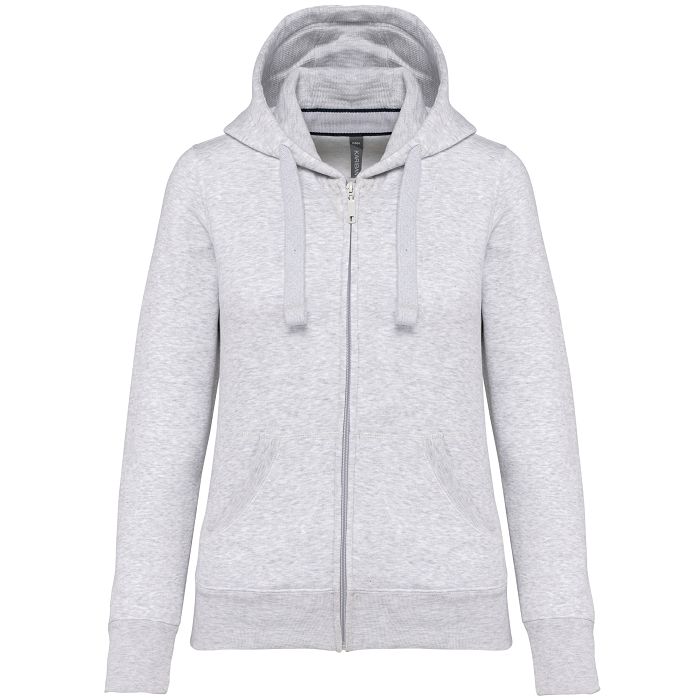  Sweat-shirt zippé capuche femme