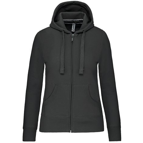  Sweat-shirt zippé capuche femme