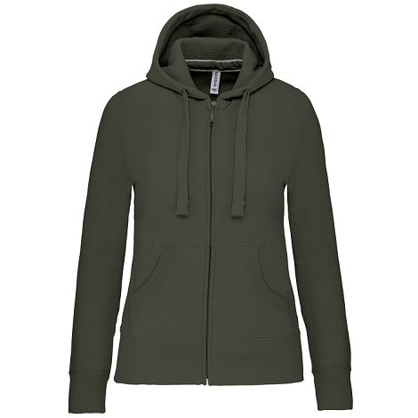  Sweat-shirt zippé capuche femme