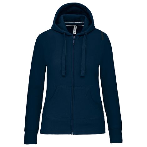  Sweat-shirt zippé capuche femme