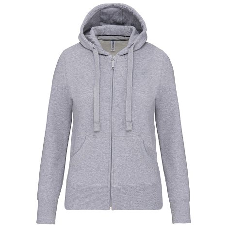  Sweat-shirt zippé capuche femme