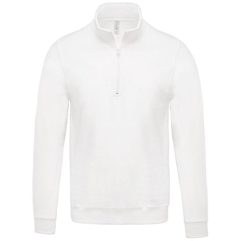  Sweat-shirt col zippé homme