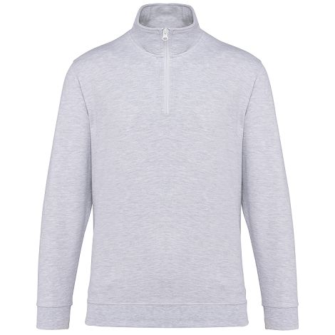  Sweat-shirt col zippé homme