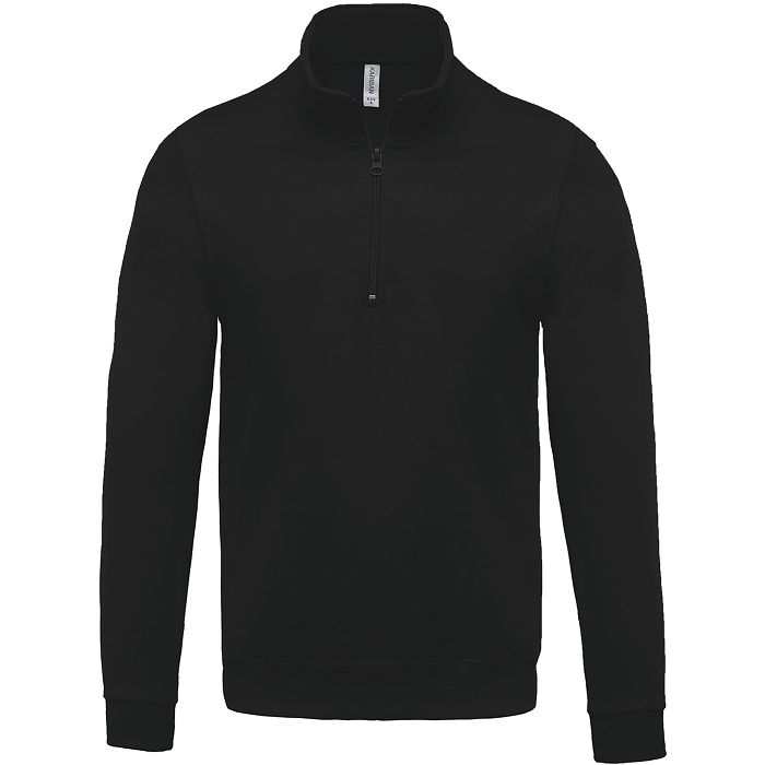  Sweat-shirt col zippé homme