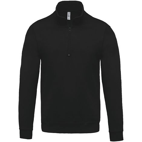  Sweat-shirt col zippé homme