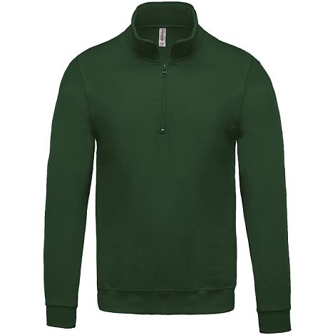  Sweat-shirt col zippé homme