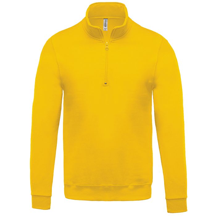  Sweat-shirt col zippé homme