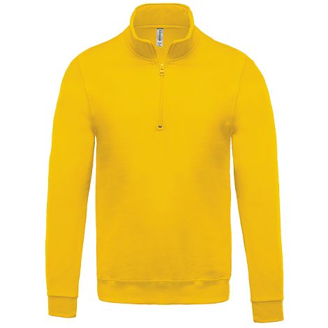  Sweat-shirt col zippé homme