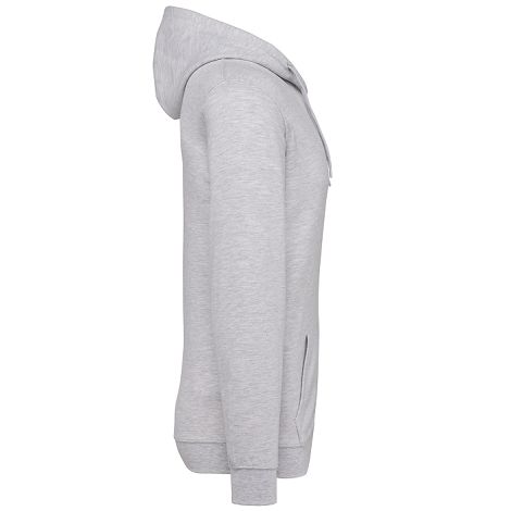  Sweat-shirt zippé capuche unisexe