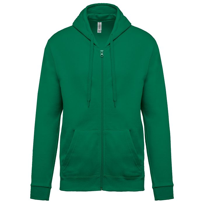  Sweat-shirt zippé capuche unisexe