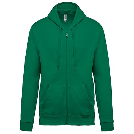  Sweat-shirt zippé capuche unisexe