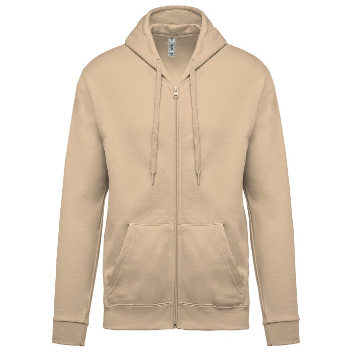  Sweat-shirt zippé capuche unisexe