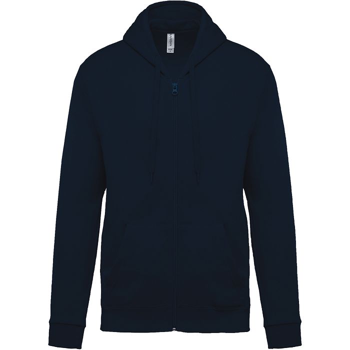  Sweat-shirt zippé capuche unisexe