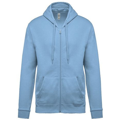  Sweat-shirt zippé capuche unisexe