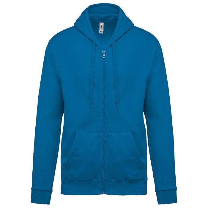  Sweat-shirt zippé capuche unisexe