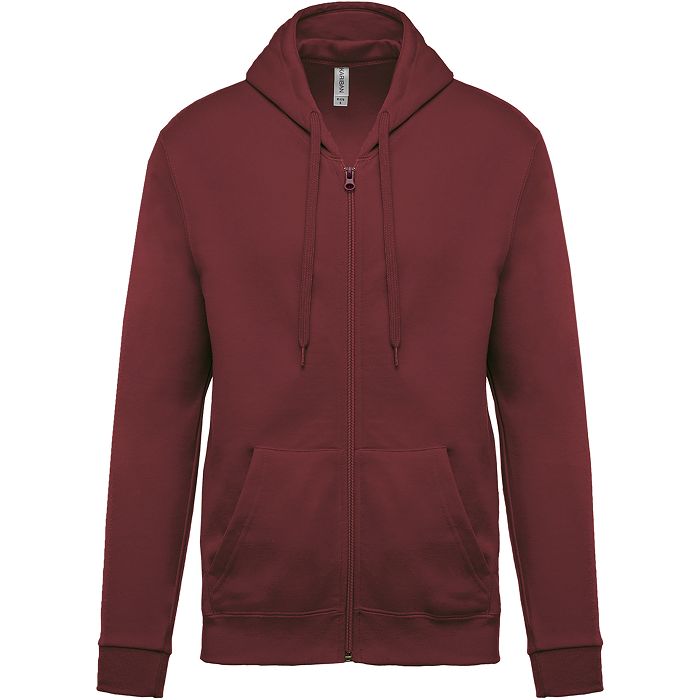  Sweat-shirt zippé capuche unisexe