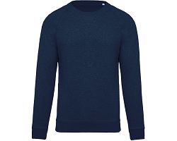 Sweat-shirt Bio col rond manches raglan homme