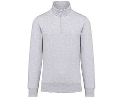 Sweat-shirt col zippé homme