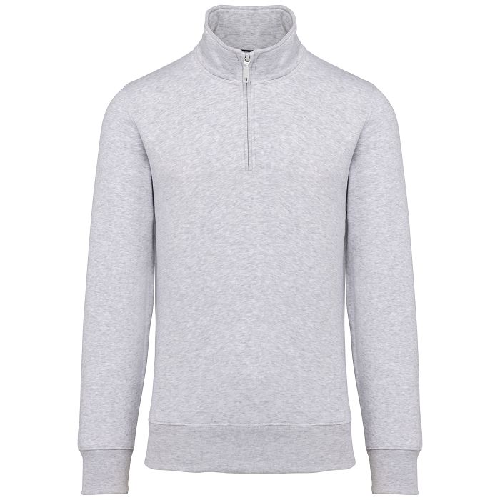  Sweat-shirt col zippé homme