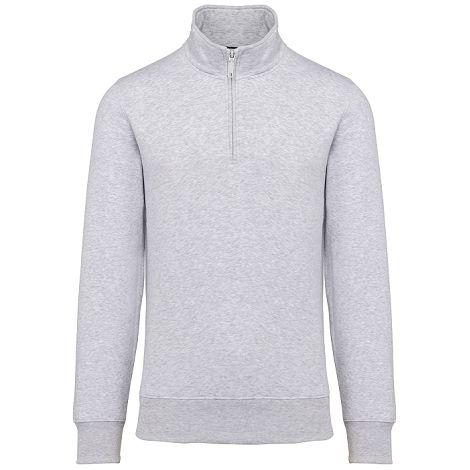  Sweat-shirt col zippé homme