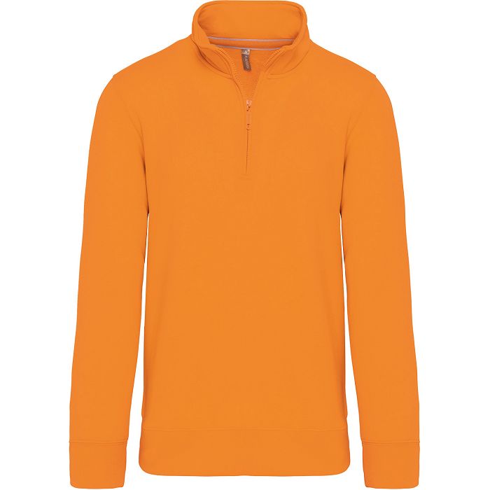  Sweat-shirt col zippé homme