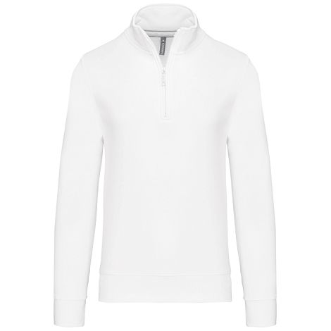  Sweat-shirt col zippé homme