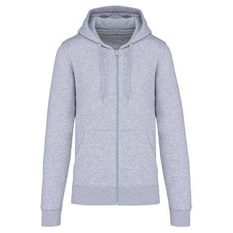  Sweat-shirt écoresponsable zippé à capuche homme