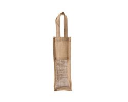 Sac porte-bouteille en jute