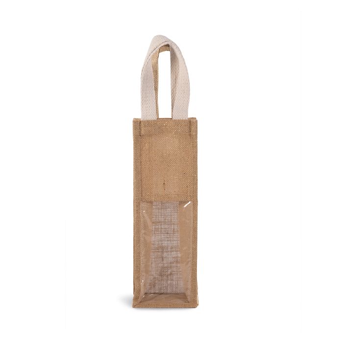  Sac porte-bouteille en jute