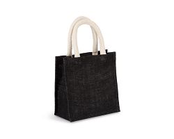 Sac style cabas en toile de jute - petit modèle