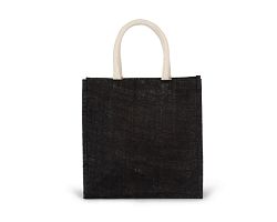 Sac style cabas en toile de jute - grand modèle