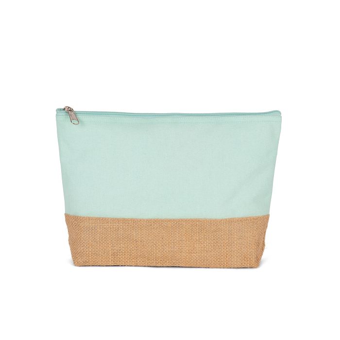  Pochette en toiles de coton et jute