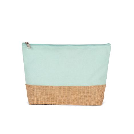  Pochette en toiles de coton et jute