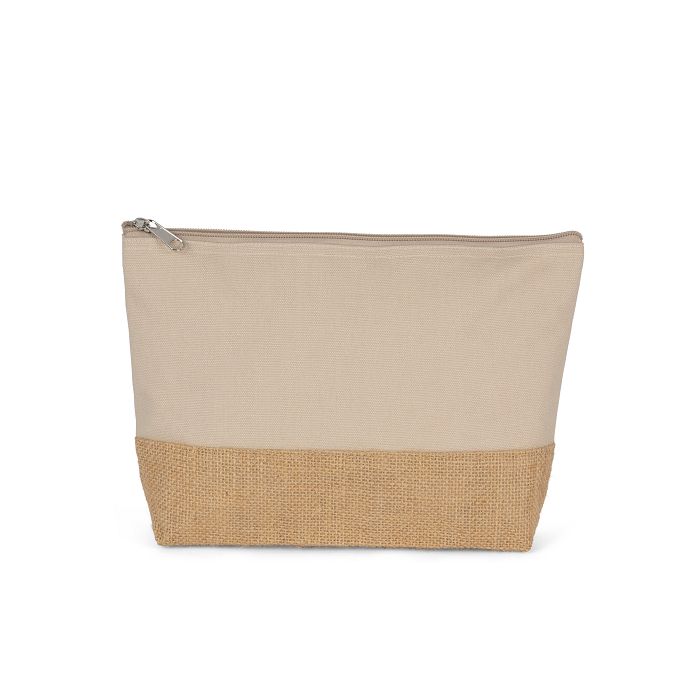  Pochette en toiles de coton et jute