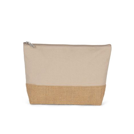  Pochette en toiles de coton et jute