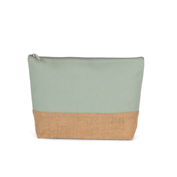  Pochette en toiles de coton et jute