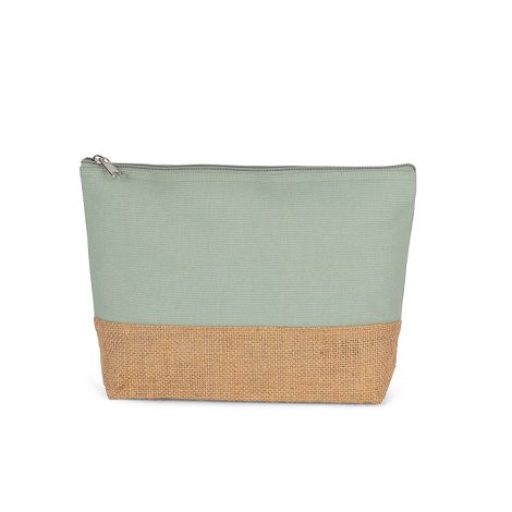  Pochette en toiles de coton et jute