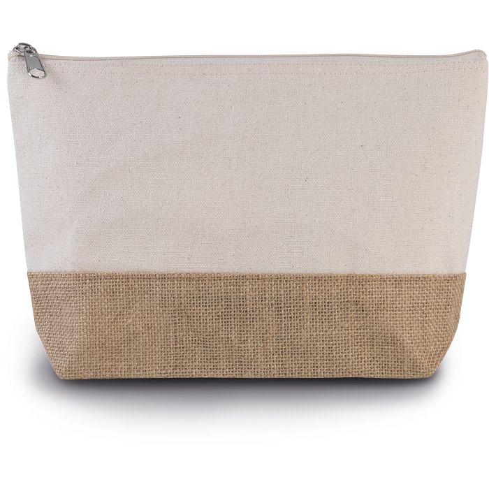  Pochette en toiles de coton et jute