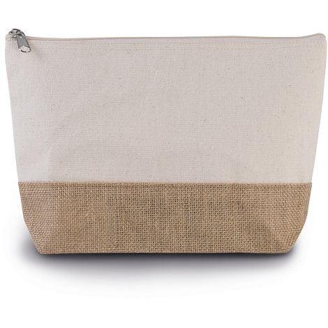  Pochette en toiles de coton et jute