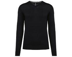 Pull col en V écoresponsable homme