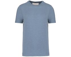 T-shirt slub écoresponsable col rond manches courtes homme - 160 
