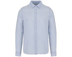 Chemise écoresponsable délavée coton twill homme